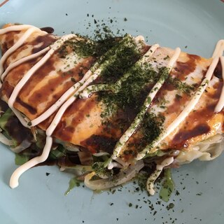 簡単ランチに！ツナ缶の豚平焼き風